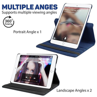 Étui En Cuir Pu 360 Degrés Support Rotatif Smart Cover avec Auto Réveil Fundas Para pour iPad Pro 12.9 Housse