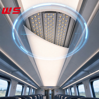 Module PCB de lampe pour passagers de métro, certifié IRIS, haute CRI, 110V CC, pour rail, avec source lumineuse LED personnalisée OEM ODM et carte SMT