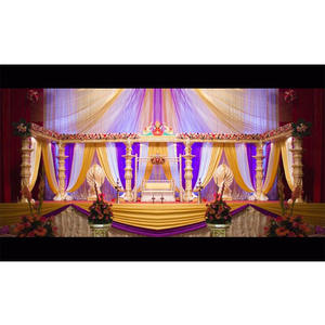 Diseñador Dev Pillar Wedding Stage Elegante Dev Pillar Wedding Stage Decor Indian Wedding Dev Pillar Stage USA UK VENTA - Product Image 1