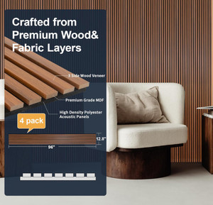 Nhà Máy Bán Buôn Giá Rẻ Cách Âm Gỗ Tấm Tường Bảng Điều Khiển Cho Tường Nội Thất Trang Trí Nội Thất Tiếng Ồn Hủy Bỏ - Product Image 2