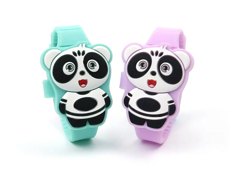 Led Electronic Watch Custom Designer Cute Dolls Kids Cartoon Character Wrist Watches