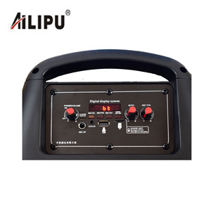 Googl E Top Bán Super Bass LED Ánh Sáng Màu Xanh Không Dây Tại Nhà Hệ Thống Rạp Hát Sono In-trần Xe Đẩy Loa Với Mic Không Dây - Product Image 4