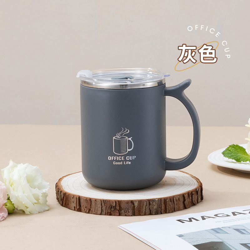 Épaissi 500ml [couvercle transparent] gris