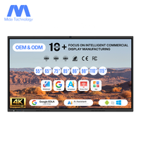 Pizarra Digital Inteligente MIDA 4K con Pantalla Táctil IR de 20 Puntos, Pizarra Electrónica Interactiva con Pantalla LCD Táctil para Aulas, Negocios y Enseñanza