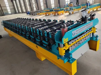 Machine de formage à froid à double profil pour toitures, populaire aux États-Unis, pour panneaux PBR et panneaux Ag, à grande vitesse