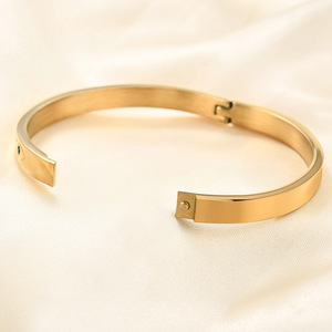 Pulsera de Acero Inoxidable con Ojo de Diablo de 6 mm, Dorada y Plateada, Brazalete de Moda para Mujer, Joyería de Regalo - Product Image 4