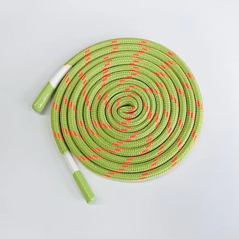 2026 Sofine Custom Cotton Jump Point ABS Resin Woven Printing Round Draw String Cord