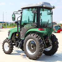 Envío gratis Mini tractores agrícolas baratos con máquina de cargador frontal Tractor de marcha atrás con arado de disco Tractor 4x4
