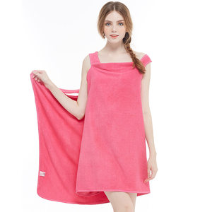 Toalla de baño rosa portátil de 140x80 cm de secado rápido para mujeres y hombres - Product Image 1
