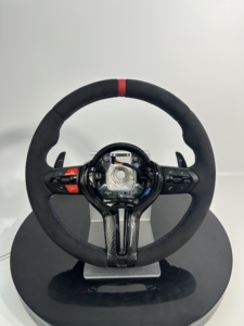 <span class=keywords><strong>Volant</strong></span> modifié <span class=keywords><strong>M</strong></span> Performance en fibre de carbone et cuir, design mixte pour les modèles <span class=keywords><strong>BMW</strong></span> série F, <span class=keywords><strong>1</strong></span>, 3, 5, 7 et X - Product Image 1