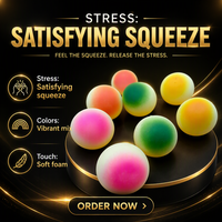Jouet Mochi anti-stress à récupération lente pour garçons et filles, jouet en forme de boule rembourrée fluide, origine Guangdong, modèle YLMSNNL