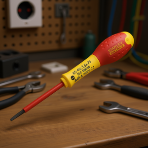 Stanley Fatmax <b>Screwdriver</b> 3.5x75mm Insulated Blade Electric Use - Product Image 3