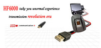 Lector de huella dactilar para escuela y hospital, lector de huella dactilar pequeño, resistente, biométrico, LINUX, USB, Wifi, HF-6000, precio bajo