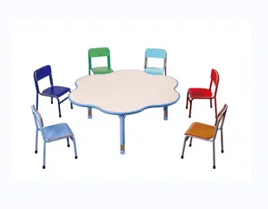 School kid's desks and chairs
