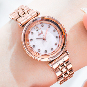 New Women <b>Watch</b> Korean Style Fashion Versatile Casual Waterproof Quartz Stainless Steel Band Ladies Wristwatch - Product Image 6