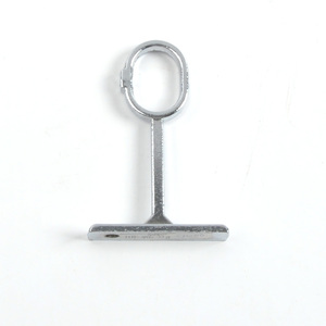 Tube de garde-robe Porte <span class=keywords><strong>Rail</strong></span> Support Armoire Raccords Supérieur Monté Armoire En Métal Suspendus Bride Support De Tube - Product Image 5