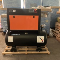Compresseur d'air miniature monophasé de haute qualité 5,5 kW 7,5 CV 220 V 50 Hz tout-en-un intégré de type à vis avec réservoir