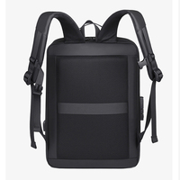 Business Gaming Puerto de carga USB carcasa dura mochila para computadora antirrobo agrandada impermeable mochila para computadora portátil de 17 pulgadas