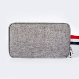 Sac de toilette Oxford imperméable pour homme, nouvelle mode, pratique, personnalisable, avec fermeture éclair, sac cosmétique décontracté pour la vie quotidienne - Product Image 2