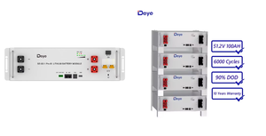 Deye Rack Lityum Pil 5kwh 51.2V 100Ah SE-G5.1 Pro-B Ev Tipi Deye Lifepo4 Pil 10kw 5kw Ev Enerji Depolama Sistemi için - Product Image 5