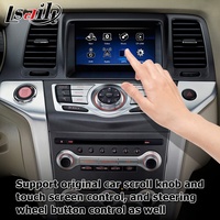 صندوق واجهة Lsailt CP AA / أندرويد لسيارة نيسان مورانو Z51 2011-2014 مع نظام ملاحة GPS وتشغيل لاسلكي تلقائي لـ YTB ونتفليكس