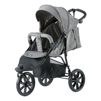 Poussette pliable légère Brightbebe pour bébé, poussette à 3 roues tendance, chariot de promenade et porte-bébé