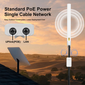 Antena WiFi de Fibra de Vidrio SUNCOMM AN-2458, 2.4-5.8GHz, 2x2 Omnidireccional, 13dBi, 5G, para Hoteles y Uso Doméstico, Montaje en Techo/Poste, 1.5 AN-2458 - Product Image 4