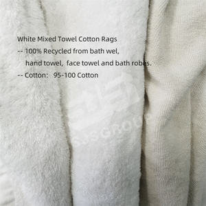 Chiffons de coton usagés pour le nettoyage industriel de magasin Chiffons d'essuyage en éponge Bonne voie et absorption d'huile - Product Image 4