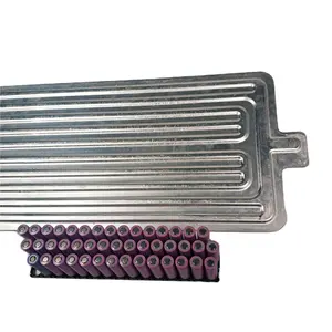 레이저 주조 브레이징 리튬 이온 배터리 기화기 멀티 포트 냉각수 열 교환 알루미늄 냉각 플레이트