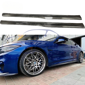 Minigonne laterali in fibra di carbonio stile PSM per BMW Serie 4 F32 F33 <span class=keywords><strong>F36</strong></span> - Kit carrozzeria paraurti - Product Image 5