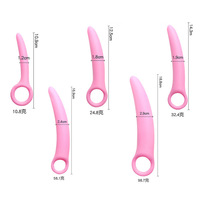 Kits de bouchons anaux féminins en forme de croissant Kits de dilatateurs anaux en gros Entraîneurs musculaires du plancher pelvien Ensembles de dilatateurs vaginaux pour femmes