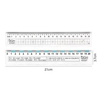 Règle en plastique transparent flexible personnalisée, colorée, populaire, pour l'école et le bureau, en PP, vente en gros
