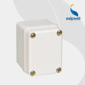 Saipwell IP66 waterproof enclosure empty box Plastic ABS box for PCB small box with metal screw 50*65*55mm distribution case