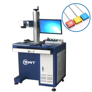 Factory outlet cattle animal ear tag bird pigeon ring printing desktop fiber laser marking machine