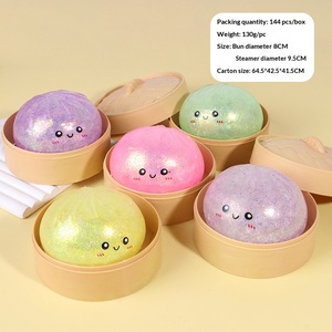 FZ Creative Stress-Relief Rubber Bun Squeezing Toy with Big Shape and Slow-<b>Rebound</b> Mechanism for Youth (Model 002) - Product Image 6