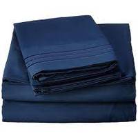 Ensemble de draps de lit taille personnalisée 4 pièces en microfibre brossée résistante à la décoloration et au rétrécissement