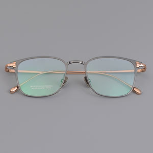 Prêt stock <span class=keywords><strong>2023</strong></span> nouvelle mode <span class=keywords><strong>Beta</strong></span> pur titane cadre optique dernières montures de lunettes en métal de haute qualité pour hommes femmes - Product Image 2