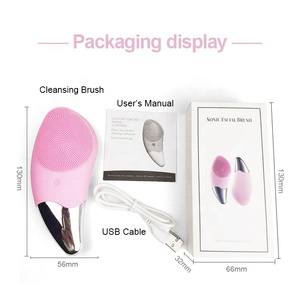 Esfoliador elétrico de silicone, escova de limpeza <span class=keywords><strong>facial</strong></span> automática sônica - Product Image 6