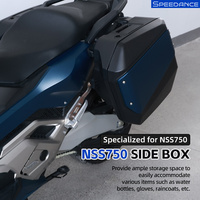 Boîte de rangement latérale rigide à dégagement rapide pour moto Honda NSS750 Forza 750, installation/amélioration directe usine