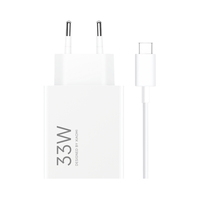 Version Globale Xiaomi Mi 33W Chargeur Rapide et Câble Adaptateur Portable de Voyage USB UE pour Téléphones MDY-16-EF
