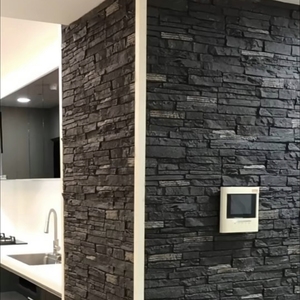 3D đá kết cấu PU tường ốp Bảng điều chỉnh khuôn trong nhà/ngoài trời trong nhà cho nhà bếp Vanity trường học hàng đầu thiết kế cho tường ngoài trời - Product Image 4