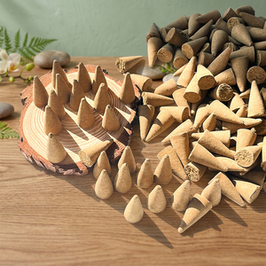 Liktwind Natural Handcrafted White Sage & Palo Santo Aromatic <b>Incense</b> <b>Cone</b>-Fresh Air Aromatherapy for Home Meditation Relaxation - Product Image 3