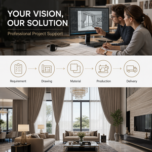 Tende Rosa di Alta Qualità su Misura Yun Zhu, Prezzo di Fabbrica, Supporto Progetti, Drappeggi su Misura per Arredamento Camera da Letto Coordinato - Product Image 5