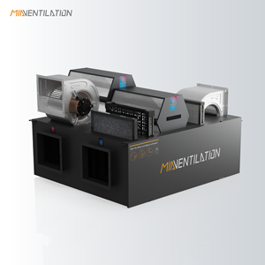 Kiểm soát Wifi 2500m3/h Mia HVAC đèn UV recuperator thông gió VMC tuya ứng dụng - Product Image 1