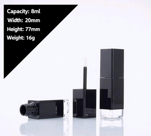 Tubes et boîtes d'emballage de brillant à lèvres à bouchon à vis en plastique personnalisé de 8ml Récipients vides de blush liquide de haute qualité - Product Image 3