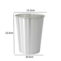 Pot Vas Bunga Logam Berbagai Ukuran untuk Penggunaan di Pusat Perbelanjaan dengan Ember Bunga Aluminium untuk Bonsai