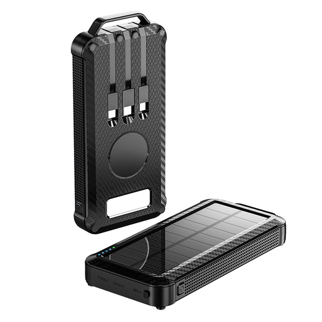 Most Selling Products Solor Battery Power Bank Fast Charging 10000Mah Power Bank With Led Flashlight