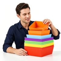 Boîtes à emporter en papier kraft jetables de qualité alimentaire personnalisées avec couvercle pour chewing-gum, sushi, nouilles - Vente en gros directe