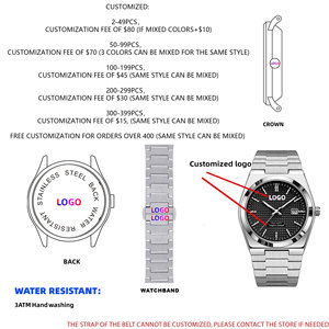 Montre-bracelet étanche pour homme en acier inoxydable à quartz avec fonction lumineuse, vente en gros OEM - Product Image 5