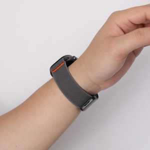 Bracelet en nylon <span class=keywords><strong>Trail</strong></span> Loop pour <span class=keywords><strong>Apple</strong></span> <span class=keywords><strong>Watch</strong></span> <span class=keywords><strong>Ultra</strong></span> 2 49 mm, Series 10 46 mm 45 mm 44 mm, bracelet sport souple pour IWatch SE 3, course à pied pour hommes - Product Image 6